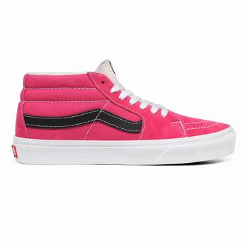 Damske Kotnikove Tenisky Vans Retro Sport Sk8-Mid Fuchsie Nachový/Biele VA42VJAOT